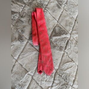 Polo Ralph Lauren pony tie one size red gold
